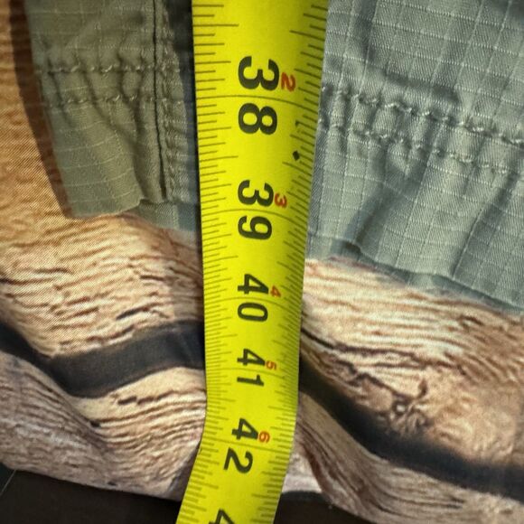 Cabelas Cargo Pants 34 X 30 Men's Tan Rip Stop Check Pattern Outdoors Cotton - Picture 6 of 12